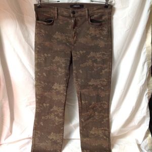 J brand camouflage skinny jeans